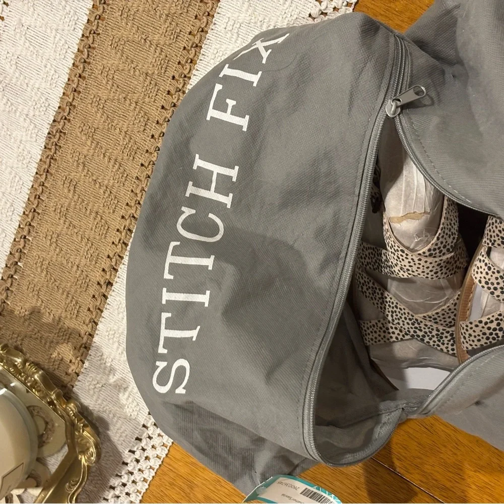 TOMS Sicily Strappy Leather Sandals – Macadamia Mini Cheetah Suede – Size 7.5 - Picture 9 of 12